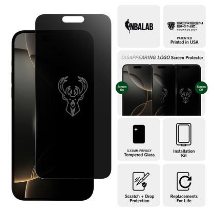 Milwaukee Bucks Privacy Screen Protector