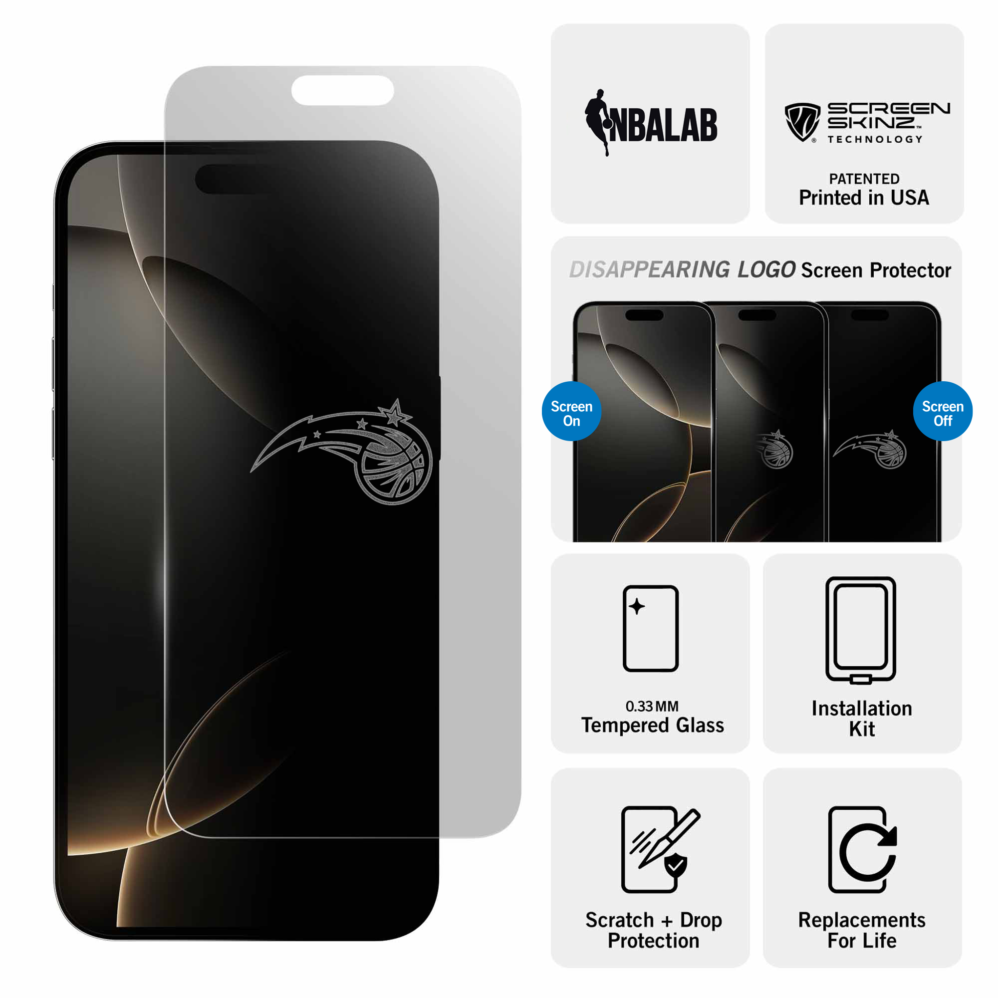 Orlando Magic Clear Screen Protector