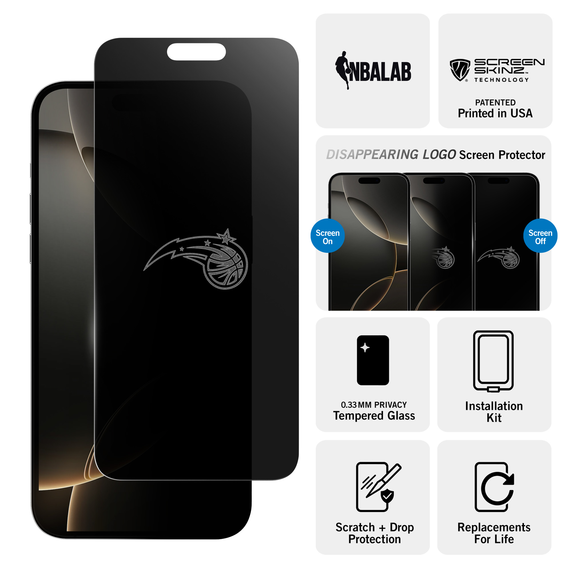 Orlando Magic Privacy Screen Protector