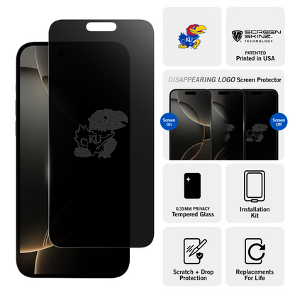 Kansas Jayhawks Privacy Screen Protector
