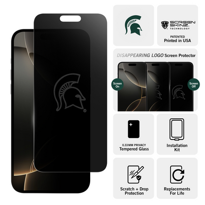 Michigan State Spartans Privacy Screen Protector