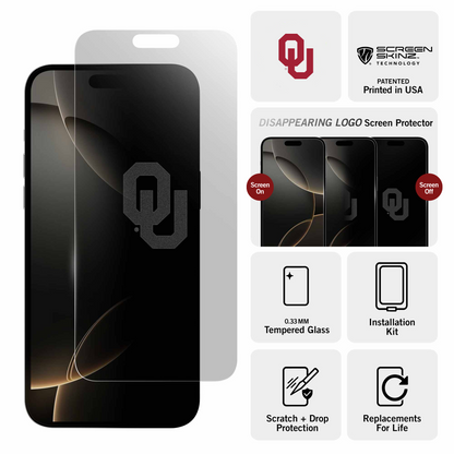 Oklahoma Sooners Clear Screen Protector
