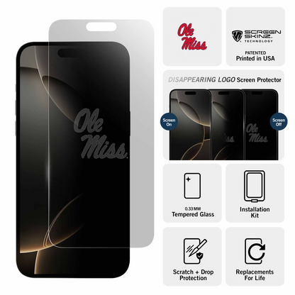 Ole Miss Rebels Clear Screen Protector