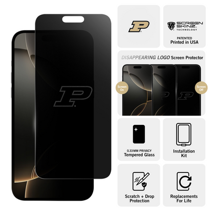 Purdue Boilermakers Privacy Screen Protector