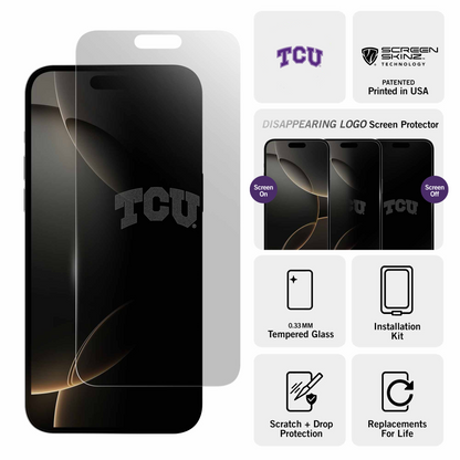 Texas Christian Horned Frogs Clear Screen Protector