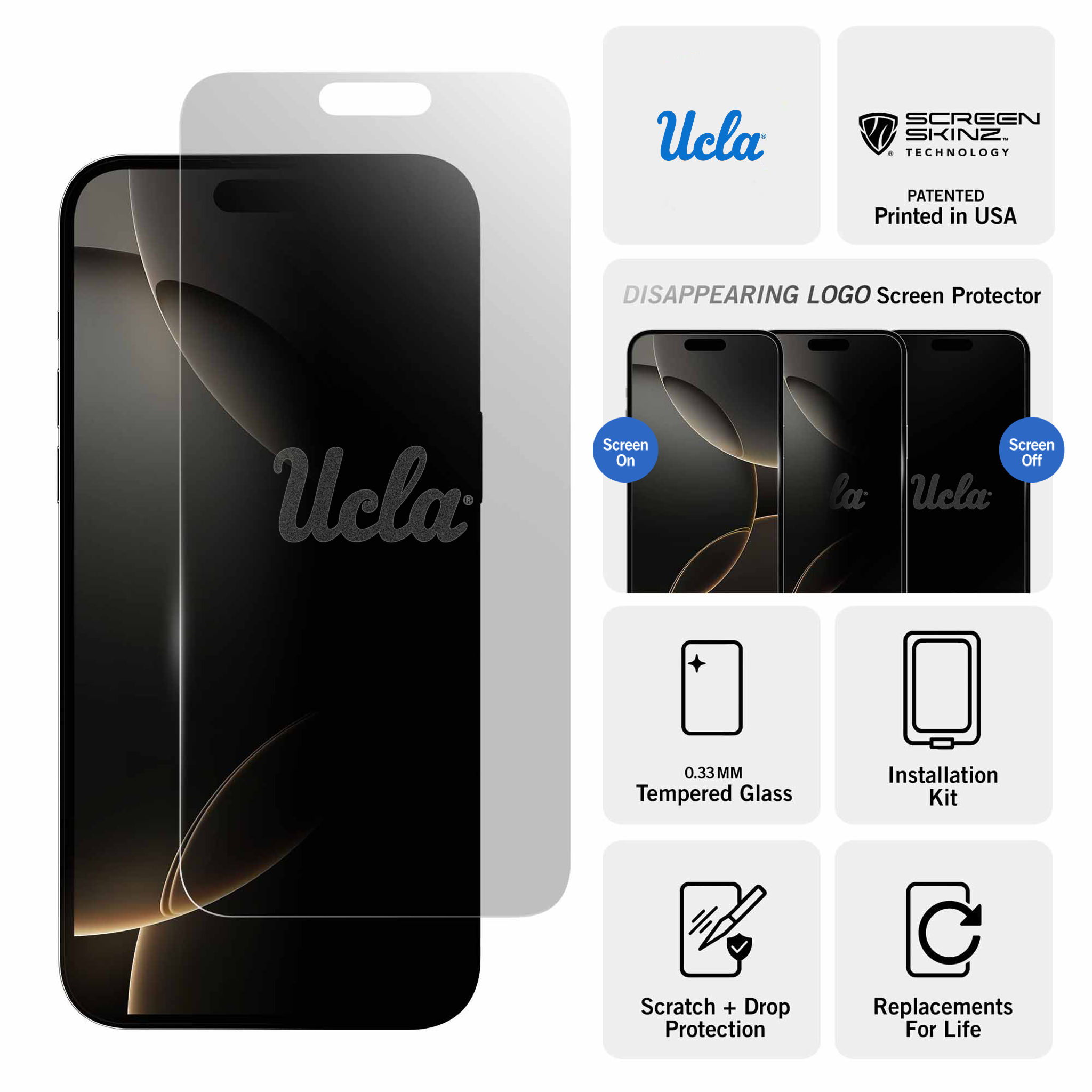 University of California, Los Angeles Clear Screen Protector