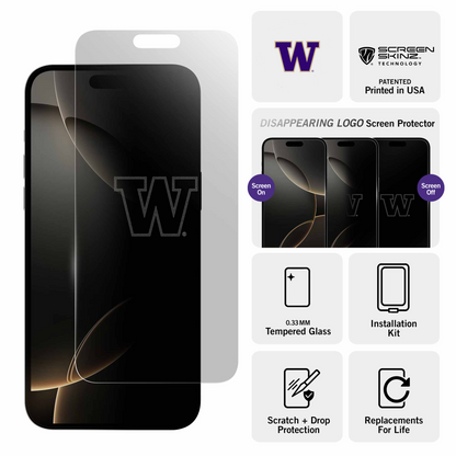 Washington Huskies Clear Screen Protector