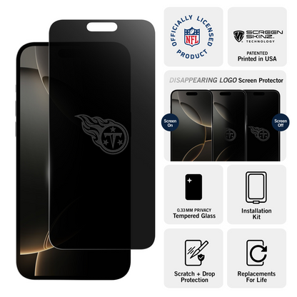 Tennessee Titans iPhone Privacy Primary Screen Protector