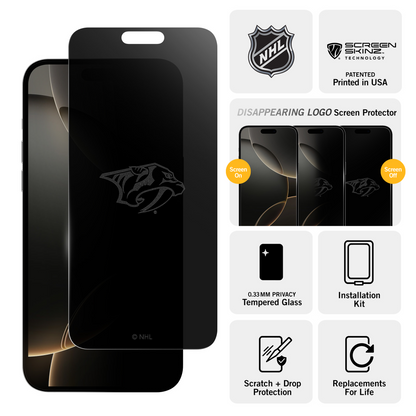 Nashville Predators Privacy Screen Protector