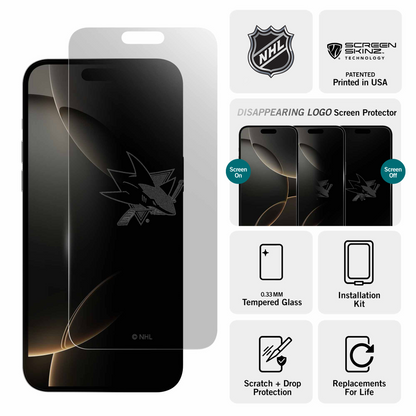 San Jose Sharks Clear Screen Protector
