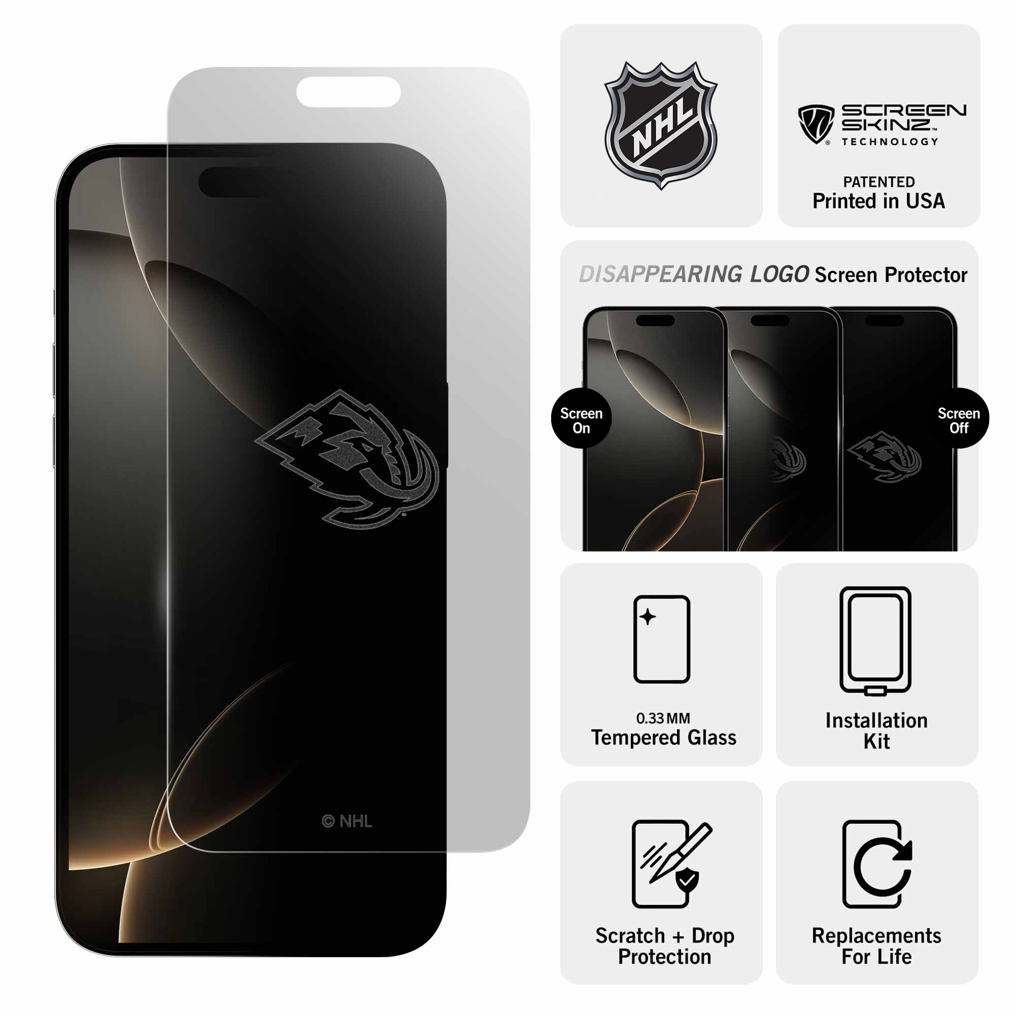 Utah Mammoth Clear Screen Protector