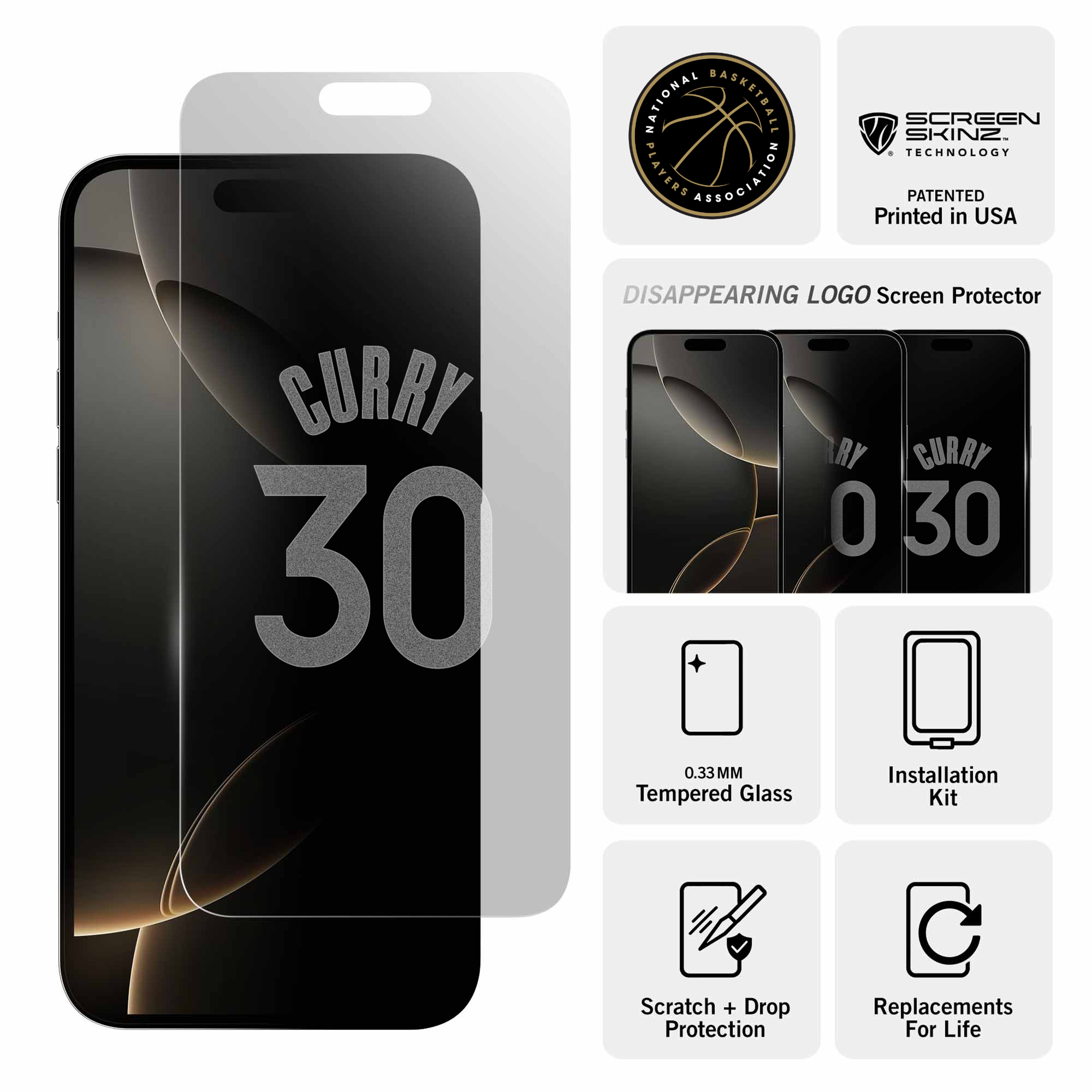 Stephen Curry Clear Screen Protector