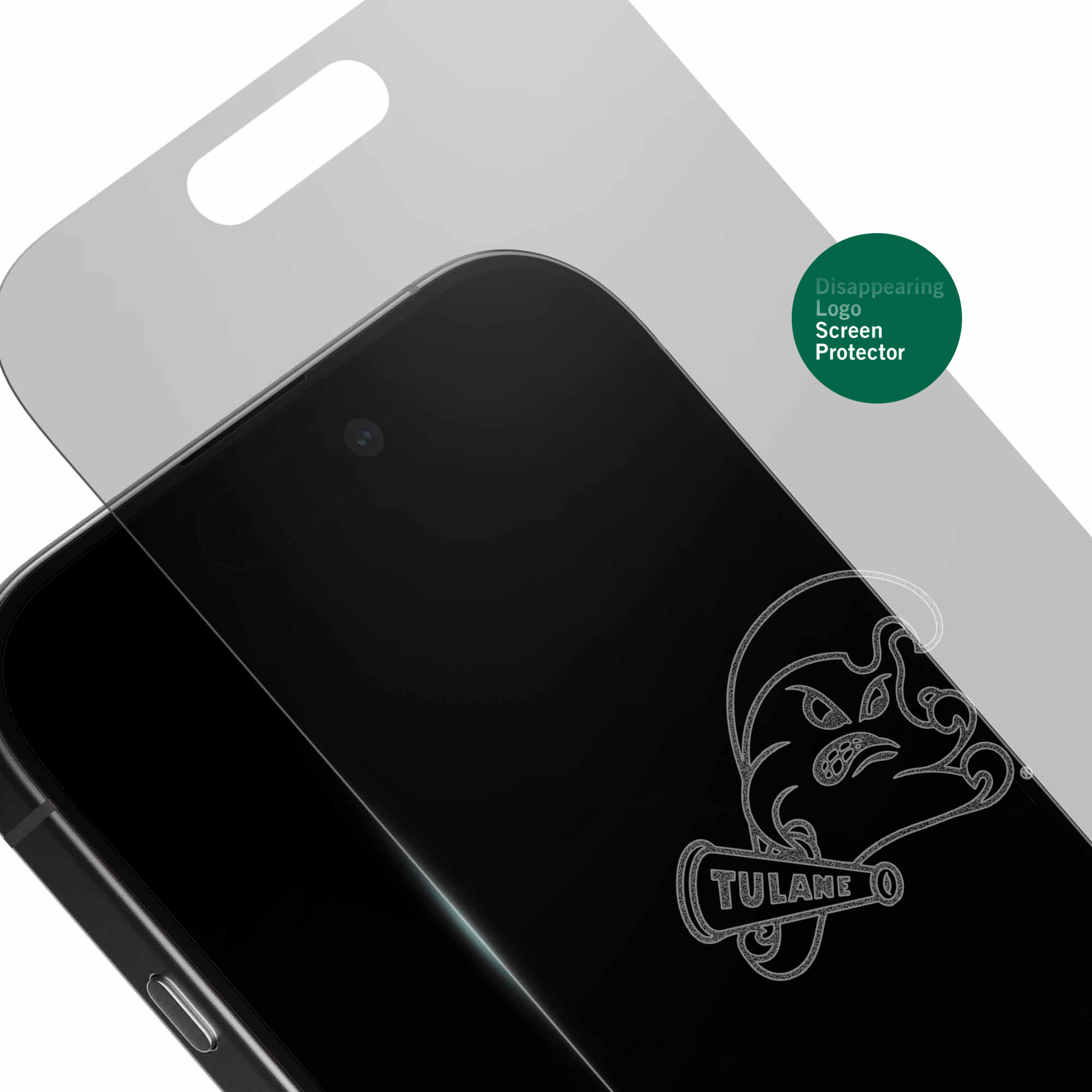Tulane Green Wave Clear Screen Protector