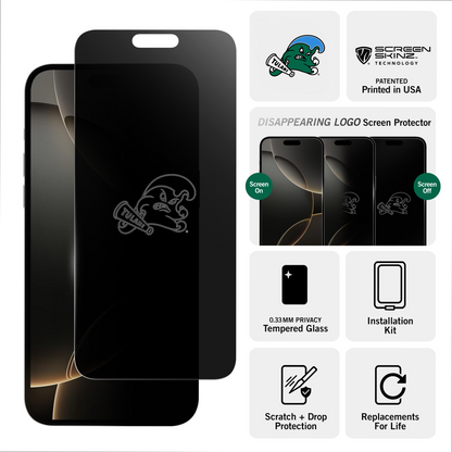 Tulane Green Wave Privacy Screen Protector