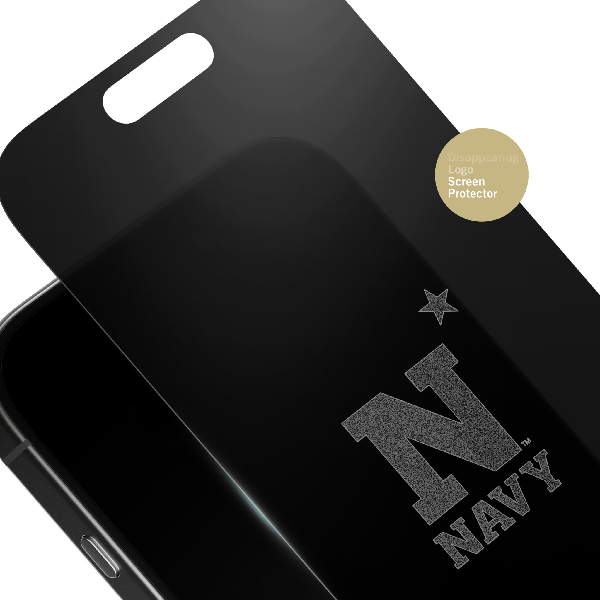 Navy Midshipmen Privacy Screen Protector