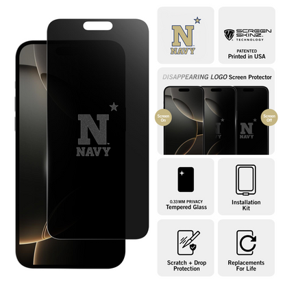 Navy Midshipmen Privacy Screen Protector
