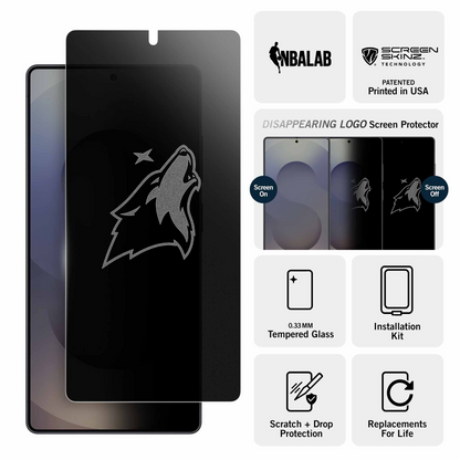 Minnesota Timberwolves Samsung Privacy Screen Protector